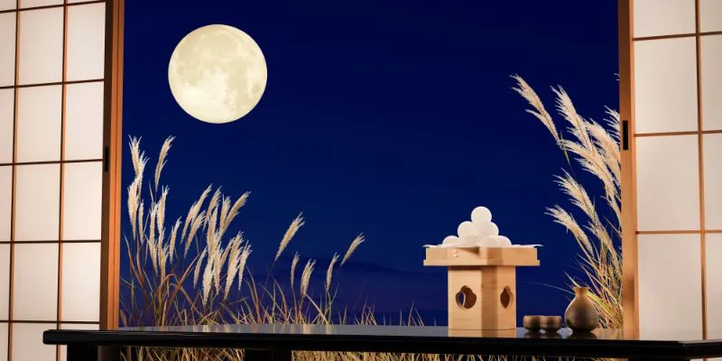 What is moon viewing in Japan?